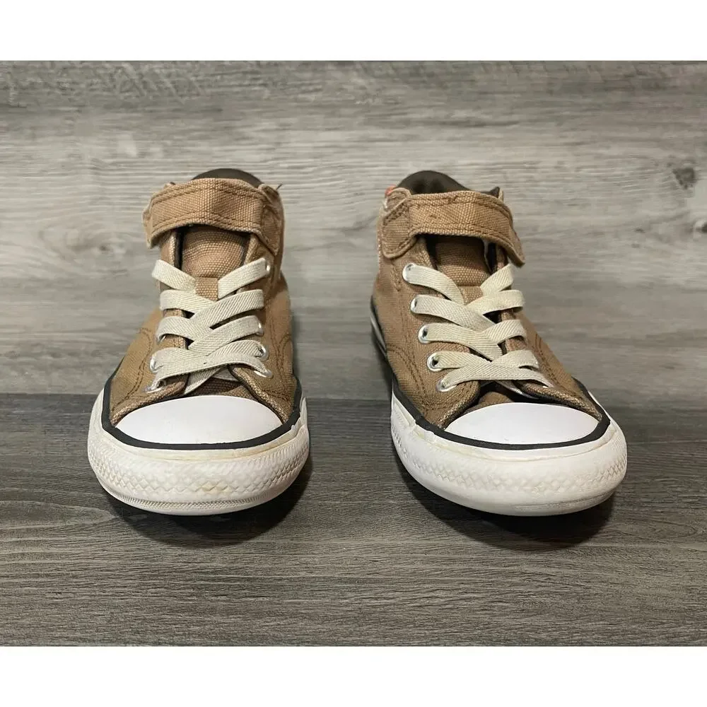 Converse Chuck Taylor All Star Street Mid Kids Youth 2 Khaki Brown A06361F